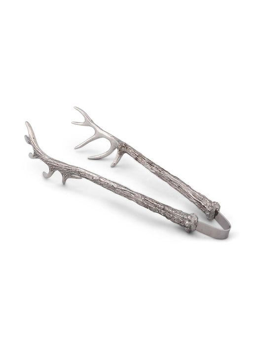 Pewter Antler Ice Tongs