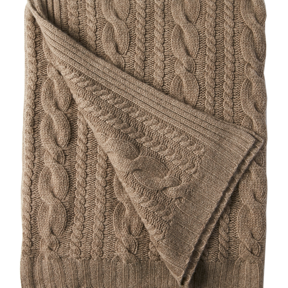 Cashmere Cable Throw