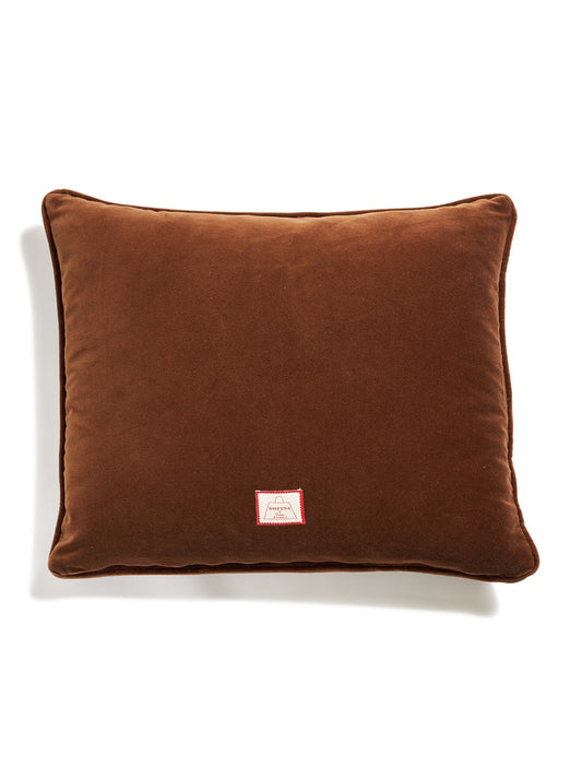 Stag Dirndl Fringe Pillow