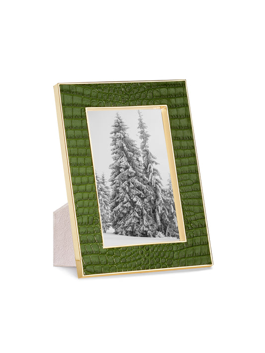 Classic Croc Leather Frame 4X6