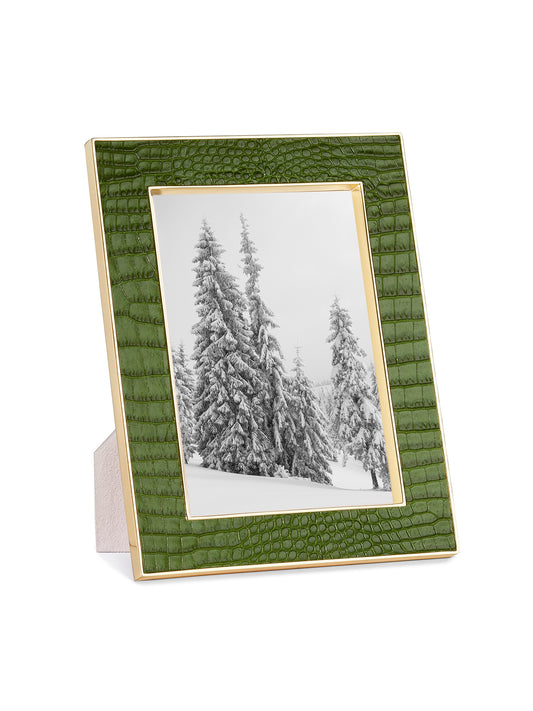 Classic Croc Leather Frame 5X7