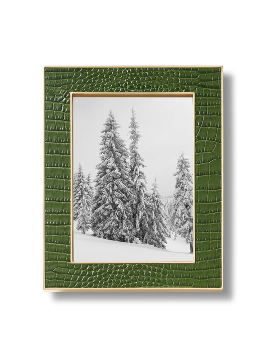 Classic Croc Leather Frame 5X7