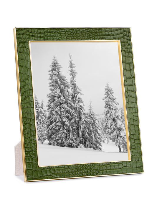 Classic Croc Leather Frame 8X10