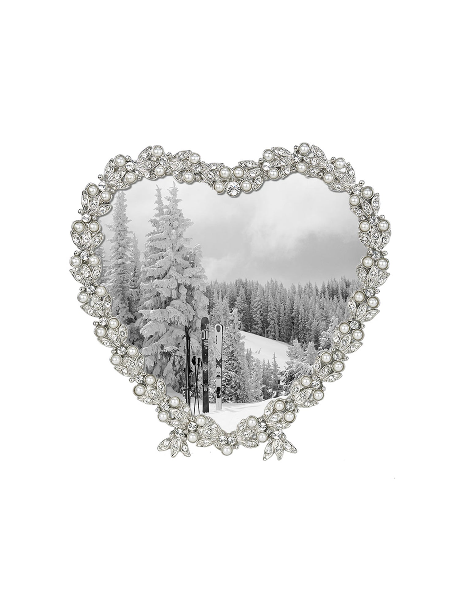 Contessa Heart Frame - SILVER / ONE SIZE