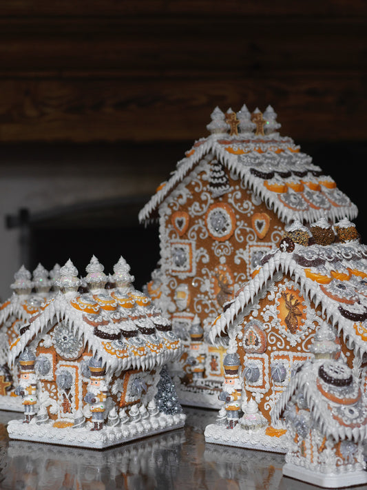 Frost White Gingerbread House