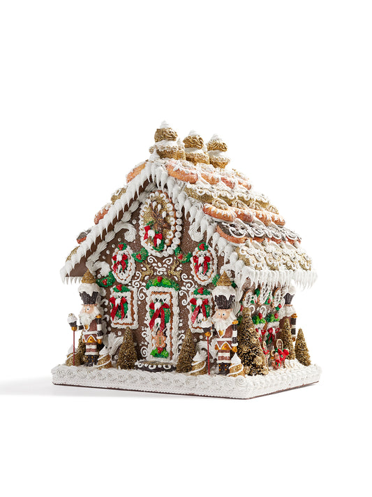 Gold Forest Gingerbread House