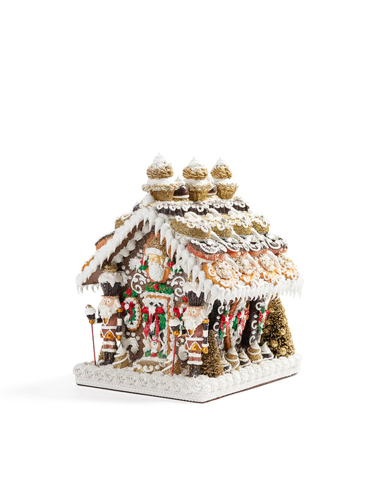 Gold Forest Gingerbread House