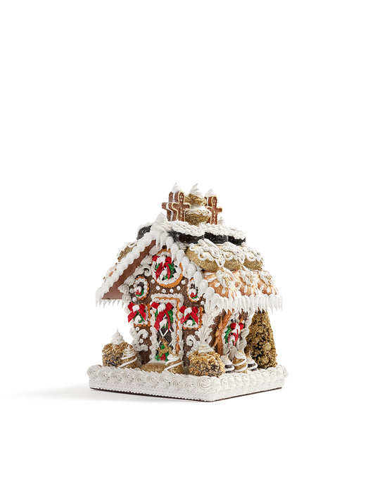 Gold Forest Gingerbread House