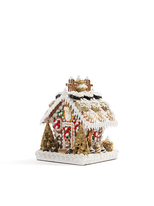 Gold Forest Gingerbread House