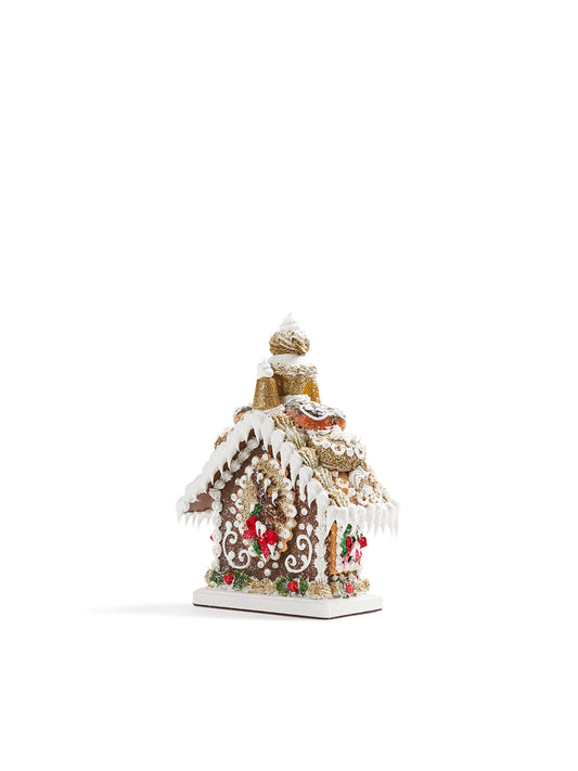 Gold Forest Gingerbread House