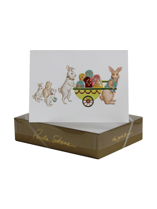 Easter Egg Cart Greeting Card Set