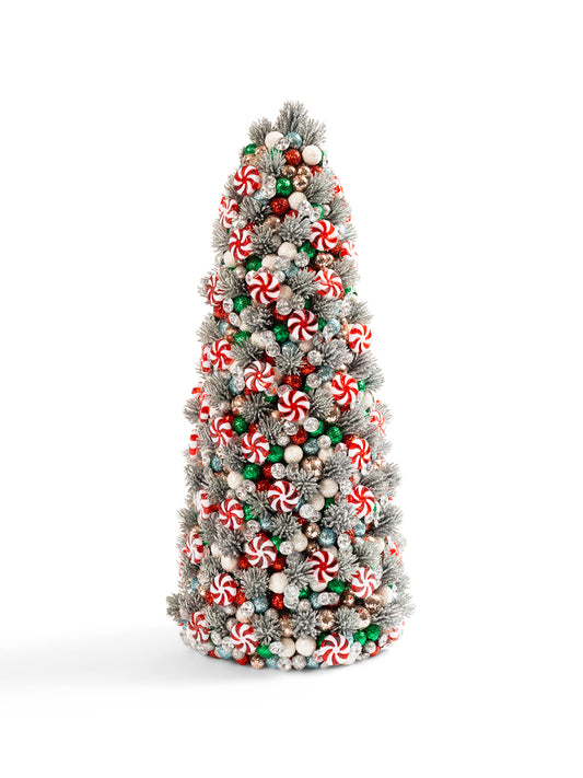 18" Peppermint Christmas Tree