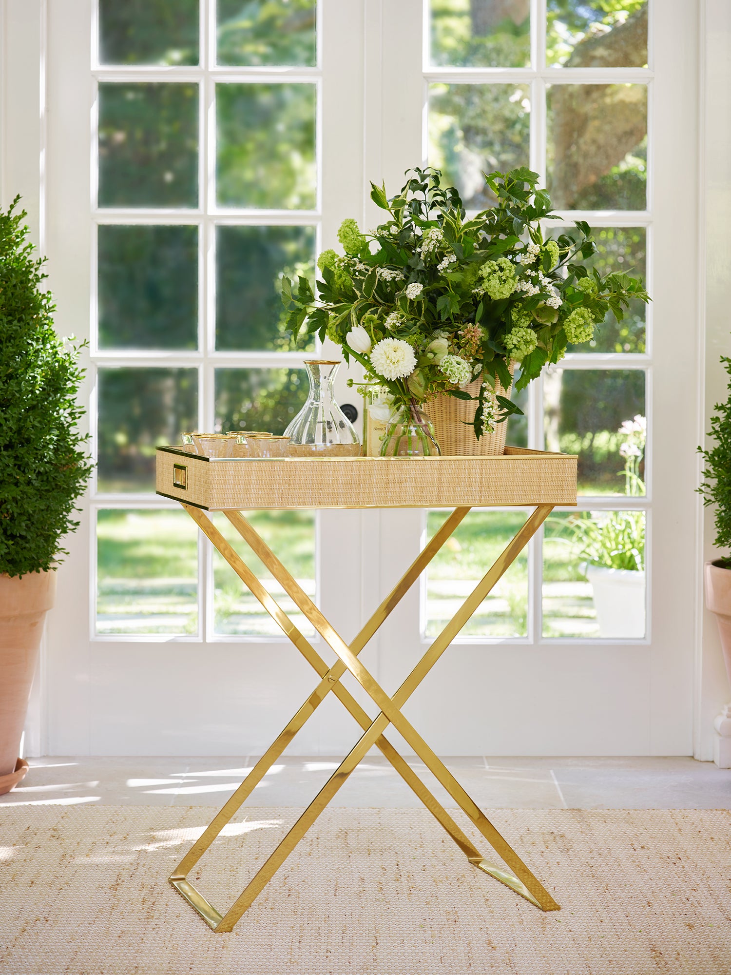 AERIN HOME COLLECTION Butler Tray Stand