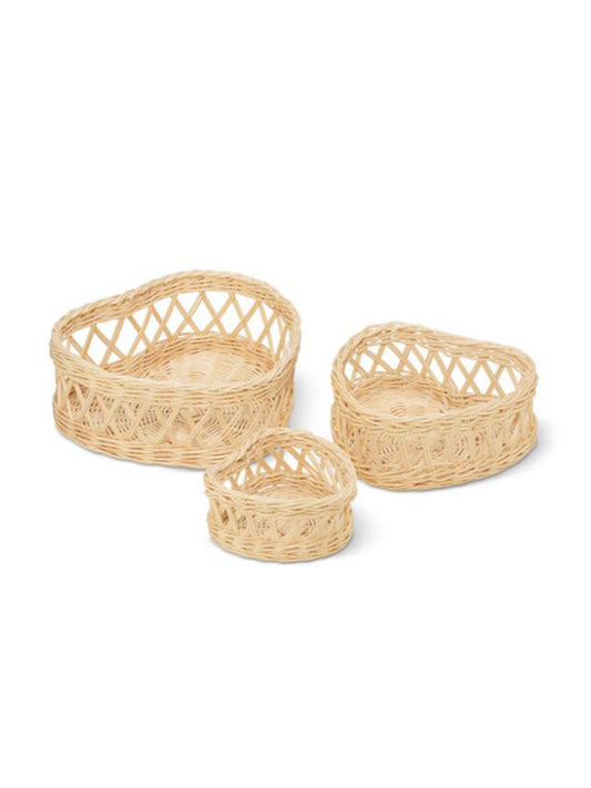 Wicker Heart Baskets