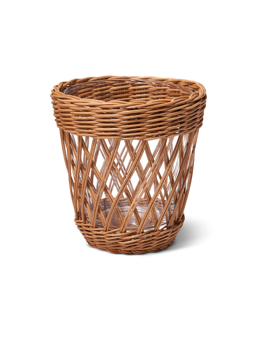 Novana Small Wicker Vase