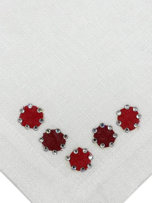 Rhinestone Dot Cocktail Napkin