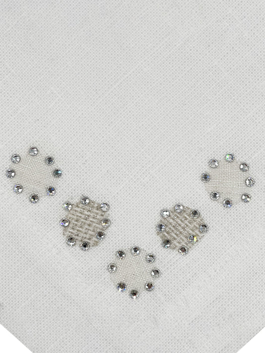 Rhinestone Dot Cocktail Napkin