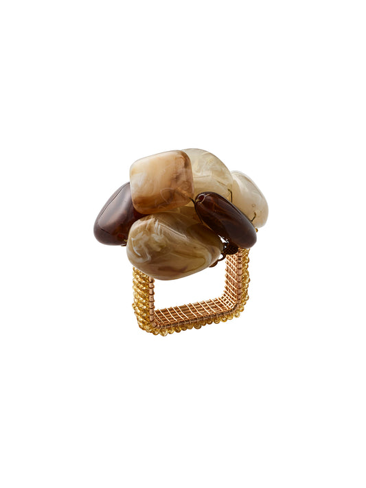 Sea Stone Napkin Ring