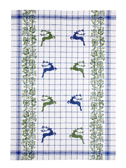 Stag Check Hand Towel