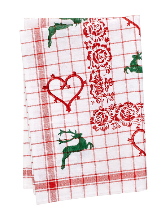 Stag Check Hand Towel