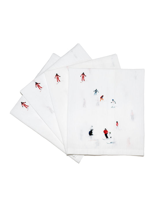 Skier Napkin