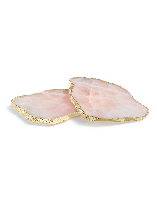 ROSE QUARTZ/GOLD